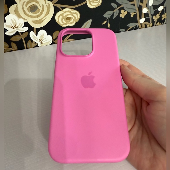 Apple Silicon Peony Pink IPhone 16 Pro Phone Case - Picture 1 of 4